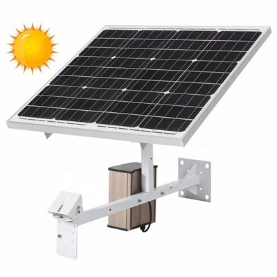 Сонячна панель для відеоспостереження з акумулятором GreenVision GV-002-80W-25Ah LifePO4 METON - 21911 фото