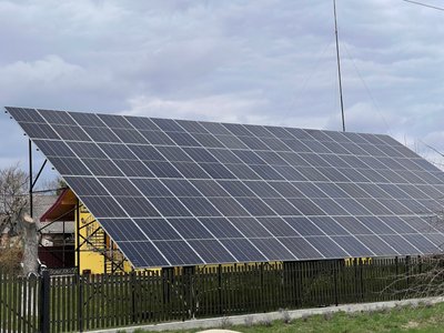 Мережева сонячна електростанція Light на 30 кВт на металевій конструкції "під ключ" METON - 30000 фото