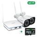 Комплект відеоспостереження бездротовий Wi-Fi на 2 камери 3MP GV-IP-K-W57/02 (Lite) METON - 11791 фото 1
