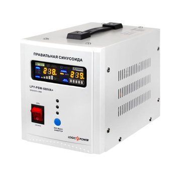 ДБЖ з правильною синусоїдою 12V LPY-PSW-500VA+ (350Вт) 5A/10A METON - 350500 фото