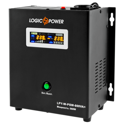 ДБЖ LogicPower LPY-W-PSW-800VA+ (560Вт) METON Джерело безперебійного живлення METON - SBZ560W фото
