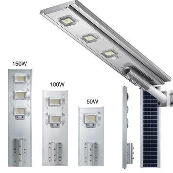 Вуличний ліхтар на сонячній батареї modern line 150W FOYU FO-19150 10013 фото
