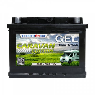 Акумулятор гелевий Electronicx Caravan Edition 12-80 AH 10015 фото