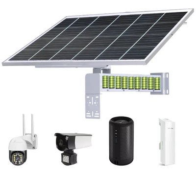 Автономне джерело живлення з сонячною панеллю і вбудованим акумулятором Meton Energy MET-6030 для систем відеоспостереження, сигналізації, контролю доступу та інших пристроїв 12 В MET-6030 фото