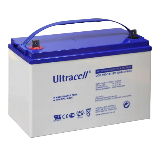 Акумуляторна батарея Ultracell UCG100-12 GEL 12V 100 Ah METON - 10012000 фото